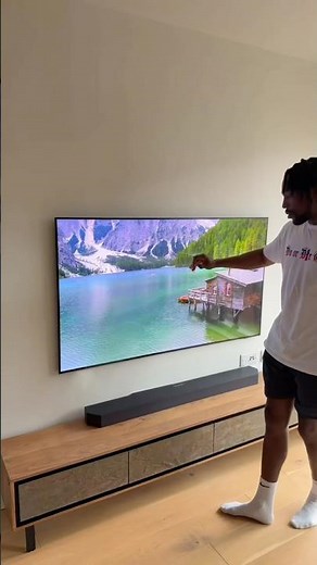65” Samsung TV Remounted Flush to the Wall | Hidden Cables & One Connect Box Installation
