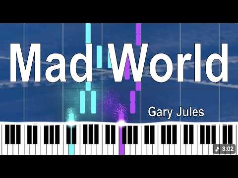 Mad World | Piano Tutorial (Visualizer)