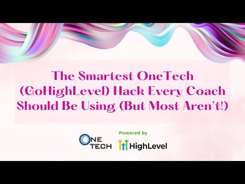Smartest OneTech (GoHighLevel) Hack: QR Codes for Your Coaching Business