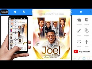 How To Design A Birthday Flyer (Graphic Design Tutorial)