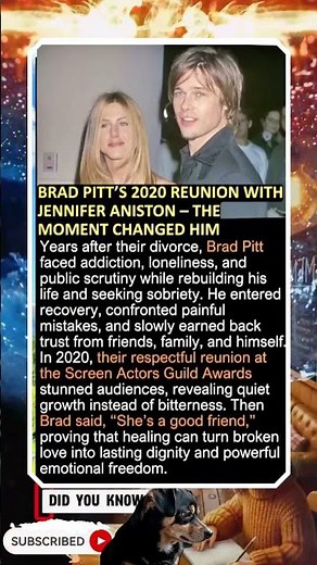 Brad Pitt’s 2020 Reunion With Jennifer Aniston – The Moment Changed Him.
