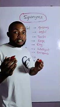 What Are Synonyms? Learn Easy English Vocabulary