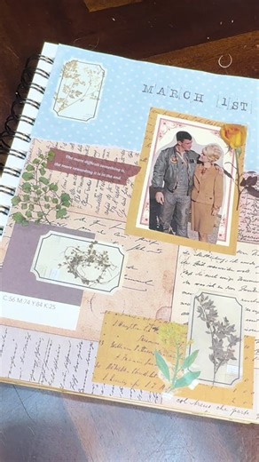 This was so fun! Scrapbooking and journaling are some of my favorite hobbies it was fun to make this junk journal page using this tape roller glue! #taperoller #junkjournal #scrapbook #journal #artjournal