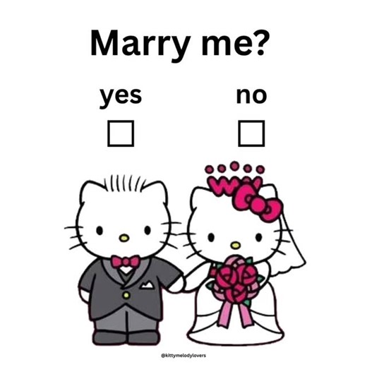 Hello Kitty Skin on Instagram: "Yes or No💍? . #fyp #sanrio #nationalgfday #nationalgirlfriendday #sanriocore #hellokitty #hellokittycore #hellokittylover #hellokittyaesthetic #sanrio #bouquets #hellokitty"