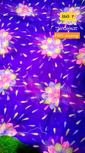 💐Daily wear Georgette sarees ✨ stylish look 💫#budgetfriendly #safiasarees #fashion #indianclothing