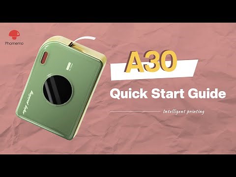 How to use Phomemo A30 Label Maker