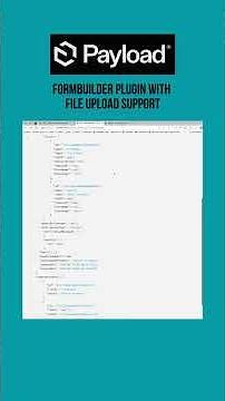 Payload CMS Form Builder Plugin with File Upload