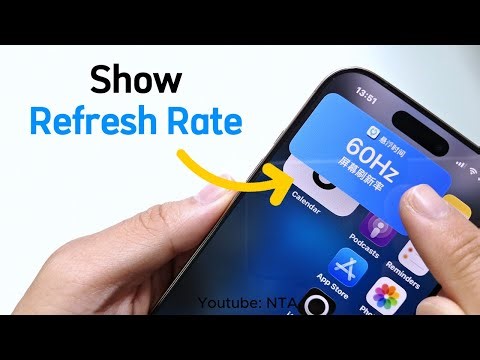 How to Show Refresh Rate on iPhone Screen