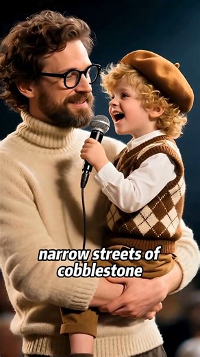 Witness the tender moment as a father lifts his shy son to the AGT stage, where the boy’s hidden talent shines through. Their performance will leave you speechless. Full video in the comments. 🎥 | Pascualillo Coronado y La Nueva Estrella Azul