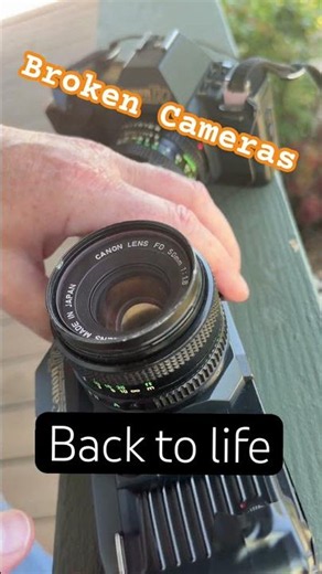 Repairing broken cameras ! Saving money. 35mm and digital #negativesandnoise #filmphotography