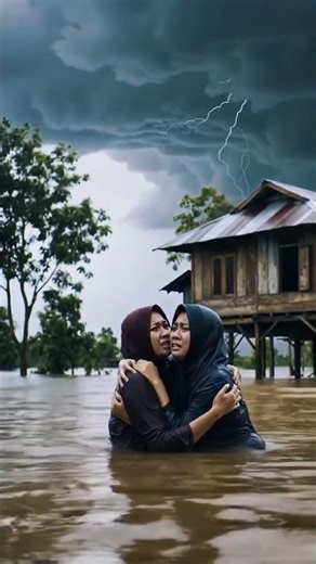 Flash Flood Devastates Remote Village #flood #shorts #fyp