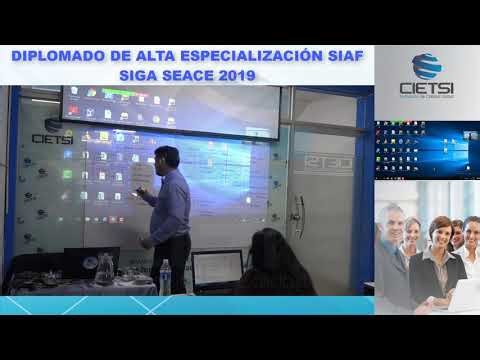 DIPLOMADO SIAF SEACE SIGA 2DA EDICION SESION 5