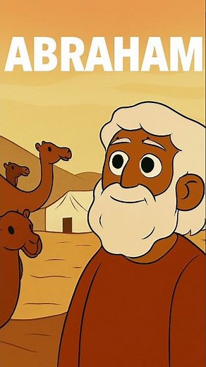 “Abraham Bible Story for Kids | God’s Promise Under the Stars 🌟 #Shorts”
