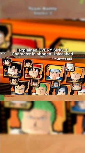 I explained EVERY SINGLE Character in Shonen Unleashed