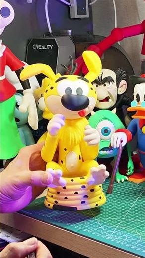 Marsupilami 3D print #disney #3dprinting #elegoo #figure