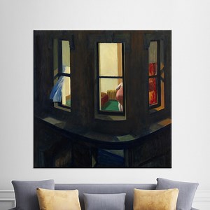 Famous Canvas Art, Edward Hopper Night Windows, Personalized Gifts, Reproduction Art, Gift for Him, 3D Wall Art, Night Windows Wall Art, - Etsy