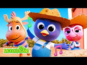 Pablo Sings "Professional Farmer Guys" at the Farm! w/ Bad Guy Uniqua & Tyrone | The Backyardigans