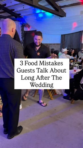 Kaloi Inc. on Instagram: "Caterer Tips… Guests might forget your centerpieces. They won’t forget if they were hungry or confused about food. Here’s 3 food mistakes I see couples make that guests talk about long after the wedding. Which one would you be most mad about as a guest 1️⃣ Not having enough food for everyone There’s so many posts online from guests who left hungry because food ran out or portions were tiny. Some even ordered pizza after. Make sure your caterer plans for your real guest 