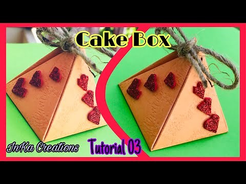 Cake Box|How to make cake box|wedding cake box tutorial|Handmade cake box|DIY box|Cake box designs