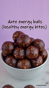 Date Energy Balls / Healthy Date Energy Bites