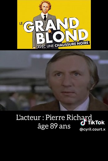 Le Grand Blond avec une Chaussure Noire : Pierre Richard