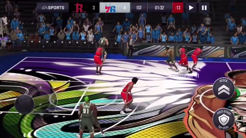 *CRAZY DUNKS* WITH 106 CHOCOLATE THUNDER IN GAMEPLAY IN NBA LIVE MOBILE 20!!!