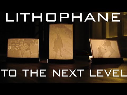 How to make lithophane night stands (night stand powerd by a battery, cactus pot, candle chandelier)