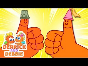 Where Is Thumbkin? | Finger Family Song | Derrick And Debbie
