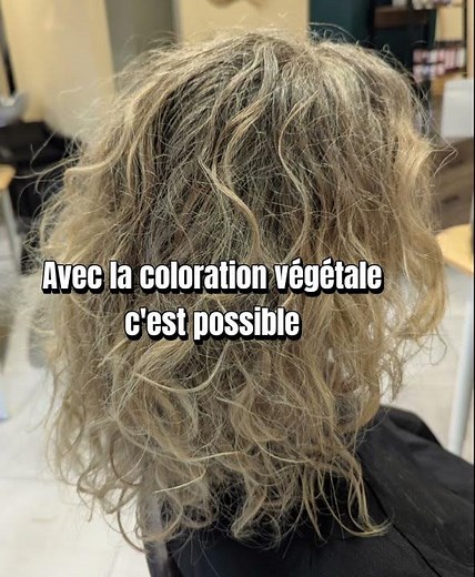 Effets mèches avec la coloration végétale