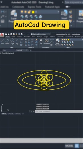 AutoCAD Drawing For Beginners #autocad