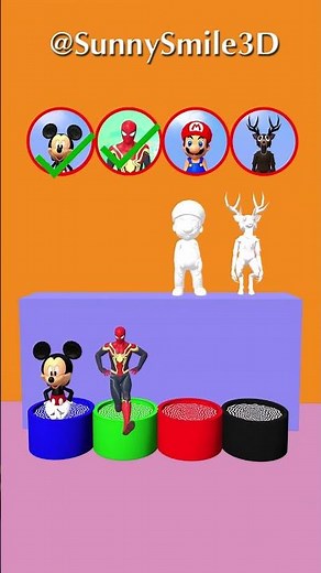 Mickey Mouse ✅ Spider-Man ✅ Mario ❌ Wendigo ❌ - Correct Hole Challenge Goes HORRIBLY WRONG!