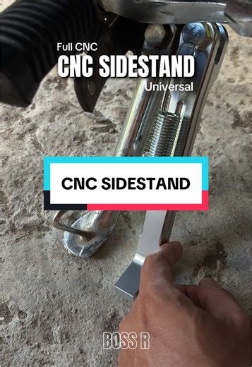 Universal Side Stand for Motorcycles: CNC Excellence