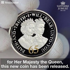 New Coin Marks the First Ever Sapphire Jubilee | The Westminster Collection