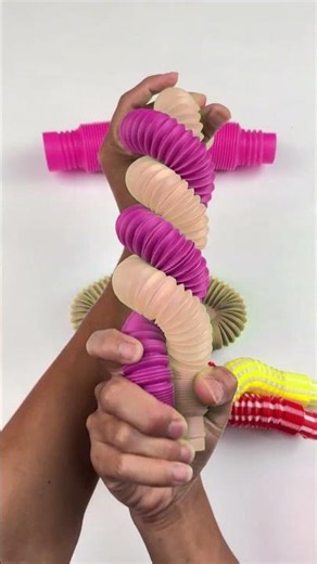 Creating and Relaxing Style POP-TUBE ASMR #satisfyingvideos #relaxing #oddasmr #creative #poptubes