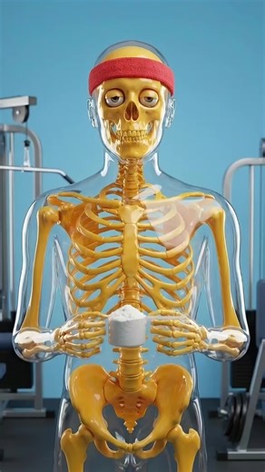 What happens if you take creatine every day? #fakebody #3danimation | creatine