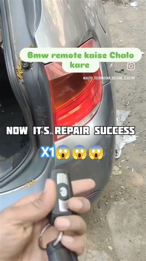 bmw X1 remote not working how to solve #bmw #bmwx1 #remote #repair #car #viral #reels #viralpost