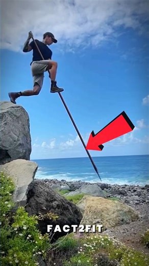 Garrote jumping technique 😥😰 #facts #shortsfeed
