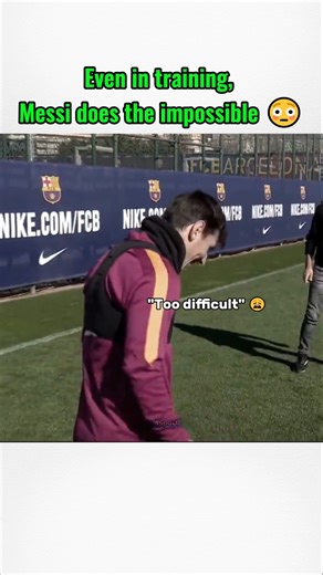 Lionel Messi's INSANE Training Goal 😳 #shorts