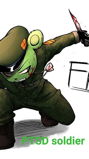 Flippy edit #art #animation #cute #artist #ptsd #edm #soldier #dj