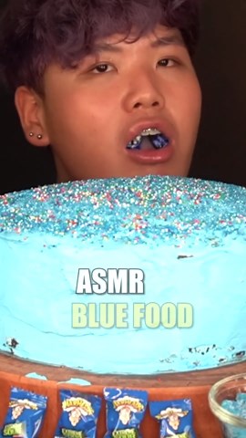 Popcorn rock candy mentos and cake sweet and crunchy mukbang