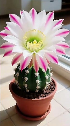 Rare Cactus Flower Blooming: A Stunning Time-Lapse