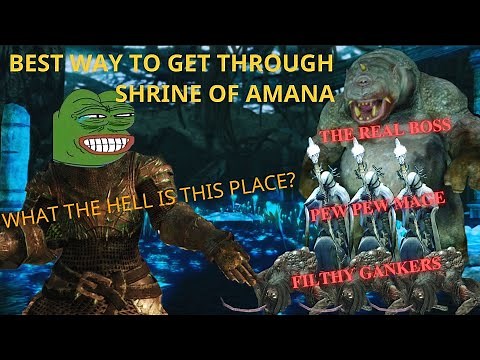 【DS2: SotFS】Shrine of Amana Tutorial: Safest Path To Get Through The 3rd Bonfire