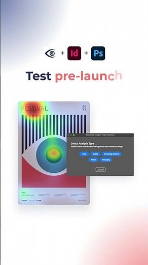 Photoshop & Indesign plugin | Attention Insight