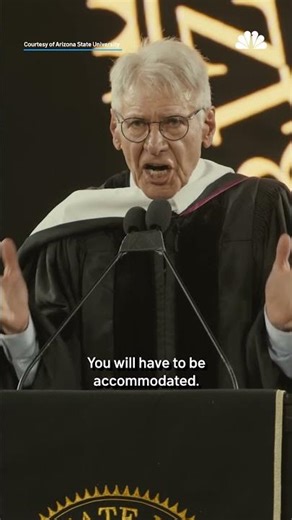 Harrison Ford tells graduates to 'go change the world' in inspiring speech | NBC 7 San Diego