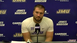 JMU's James Carpenter, Aiden Fisher and Jordan McCloud sat down with the media after JMU's wild win at UVA. | JMU Football