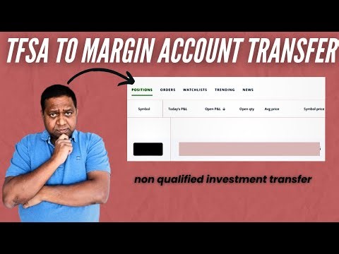 How to Transfer Non Qualified Investment from TFSA to Margin Account | Avoid CRA Penalties