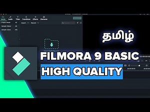 Filmora 9 Basic in Tamil | Also Editor