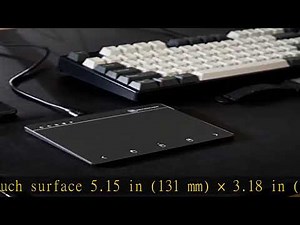 Keymecher Mano Multi-Gesture Wired Trackpad for Windows 7 Windows 10 and Windows 11, USB Slim Touch