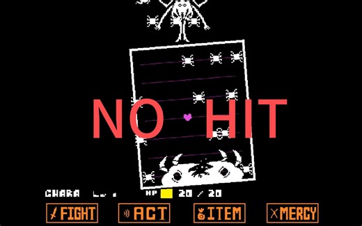 【UNDERTALE】Muffet战无伤！！！