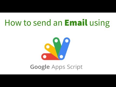 Send an email using Google Apps Script
